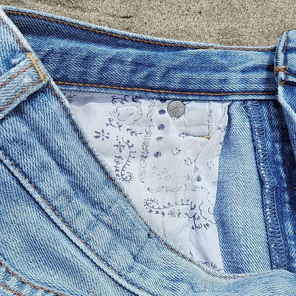 Upcycled FP Denim shorts